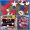 90pcs 4th of July Patriotic Decorations Red White and Blue Wooden Stars Ornaments for Crafts Independence Day Labor Day Memorial Day Party Tabletop Decor Accessories(1.2 Inch)